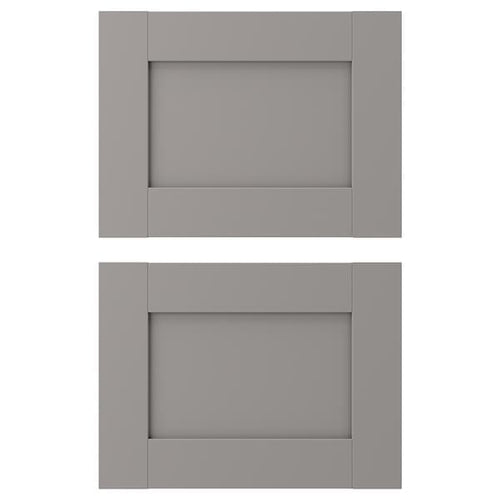 ENHET - Drawer front, grey frame, 40x30 cm