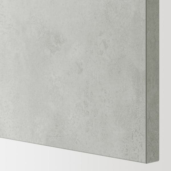 ENHET - Drawer front for base cb f oven, concrete effect, 60x14 cm - best price from Maltashopper.com 80457707