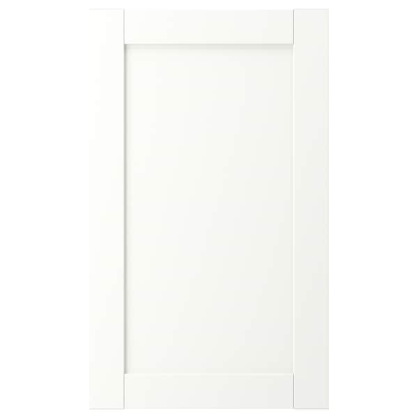 ENHET - Front for dishwasher, white frame, 45x75 cm