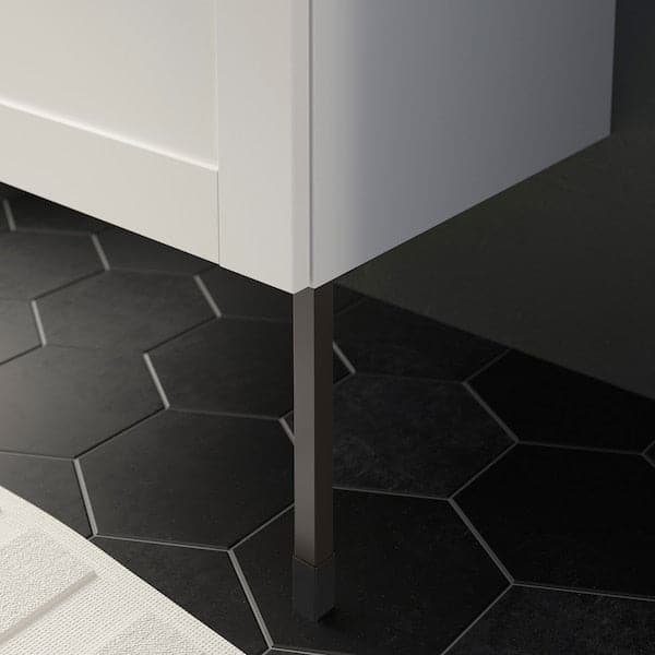 Ikea ENHET - Legs f cabinet, anthracite, 23.5 cm