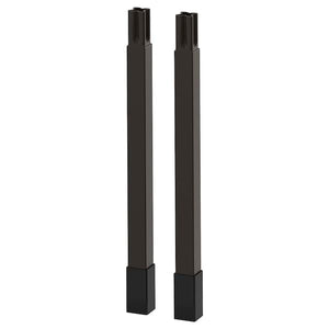 Ikea ENHET - Legs f frame, anthracite, 23.5 cm