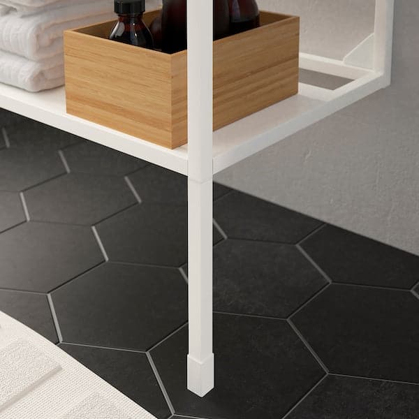 Ikea ENHET - Legs f frame, white, 23.5 cm