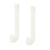 ENHET hook, white, 6x24 mm, 2 pack