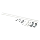 ENHET assembly kit for kitchen island, white, 40 cm, 2 pack