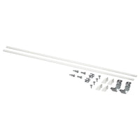 ENHET assembly kit for kitchen island, white, 60 cm, 2 pack