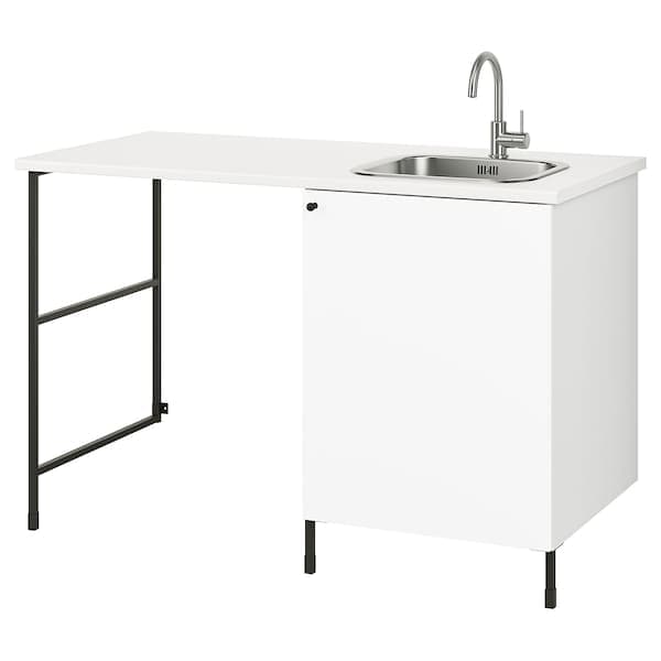 Ikea ENHET - Laundry, anthracite/white, , 139x63.5x90.5 cm