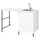ENHET - Laundry, anthracite/white, , 139x63.5x90.5 cm