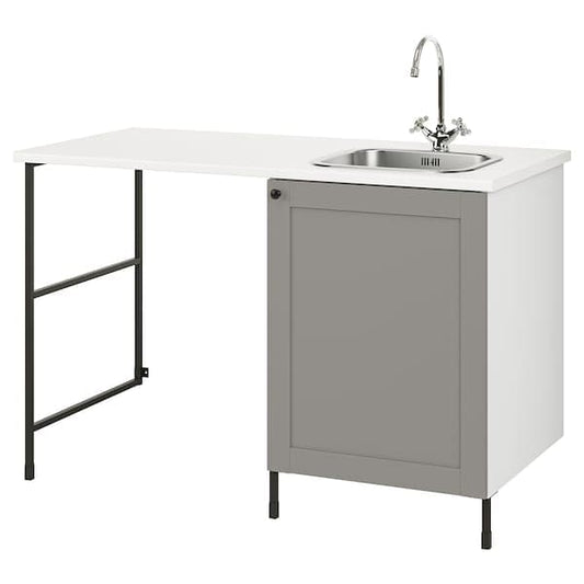 Ikea ENHET - Laundry, anthracite/grey frame, , 139x63.5x90.5 cm