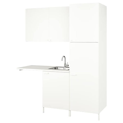 NYSJÖN Combinaison rangement buanderie, blanc, 105x32x190 cm - IKEA