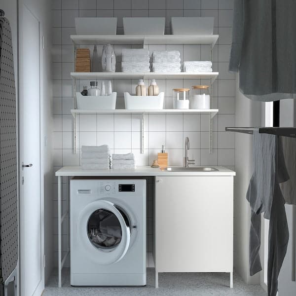 Ikea ENHET - Laundry, white, , 139x63.5x90.5 cm
