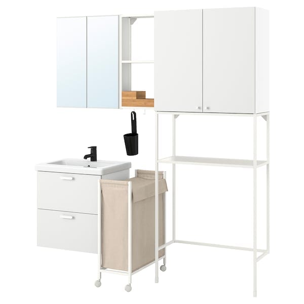 ENHET - Laundry, white,180x43x204 cm