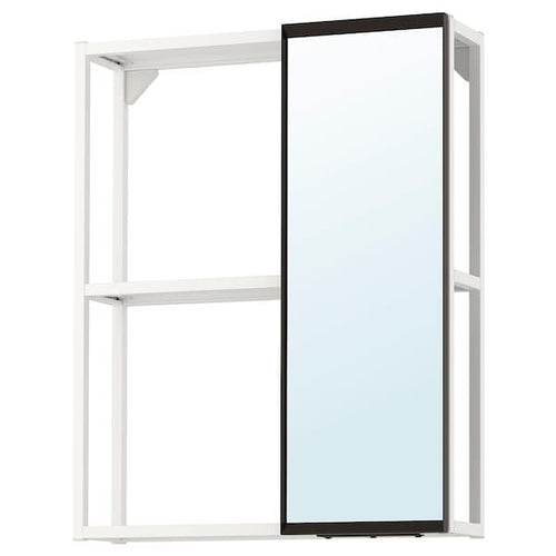 ENHET - Mirror cabinet, white, 60x17x75 cm