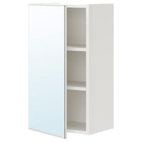 ENHET - Mirror cabinet with 1 door, white, 40x32x75 cm - best price from Maltashopper.com 49323701