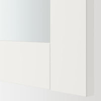 ENHET - Mirror cabinet with 2 doors, grey/white frame, 60x17x75 cm - best price from Maltashopper.com 09323661