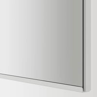 ENHET - Tall cabinet with 4 shelves/shelves, white/mirrored glass, 30x32x180 cm - best price from Maltashopper.com 19513967