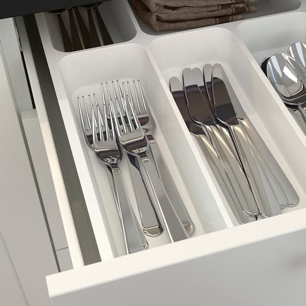 Ikea ENHET - Base cb w 3 drawers, white/white frame, 40x62x75 cm