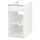 ENHET - ENHET Base cb w 3 drawers, white, 40x60x75 cm