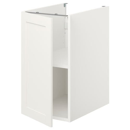 ENHET - Bc w shlf/door, white/white frame, 40x62x75 cm
