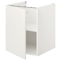 ENHET bc w shlf/door, white, 60x62x75 cm