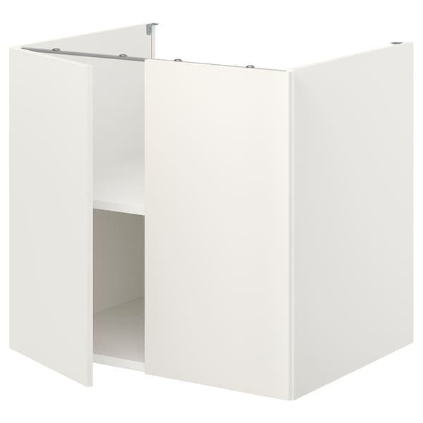 Ikea ENHET - Bc w shlf/doors, white, 80x62x75 cm