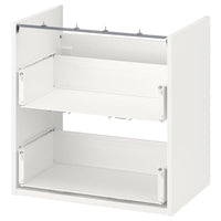 ENHET base cb f washbasin w 2 drawers, white, 60x40x60 cm