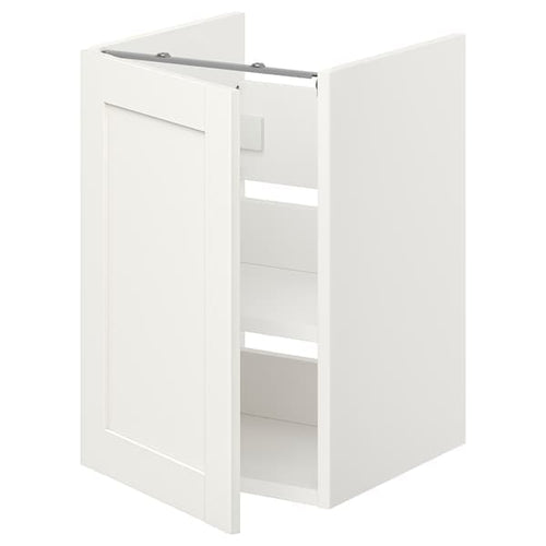 ENHET - Bs cb f wb w shlf/door, white/white frame, 40x42x60 cm