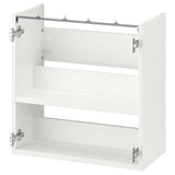 ENHET base cb f washbasin w shelf, white, 60x30x60 cm