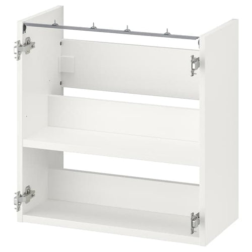 ENHET - Base cb f washbasin w shelf, white, 60x30x60 cm