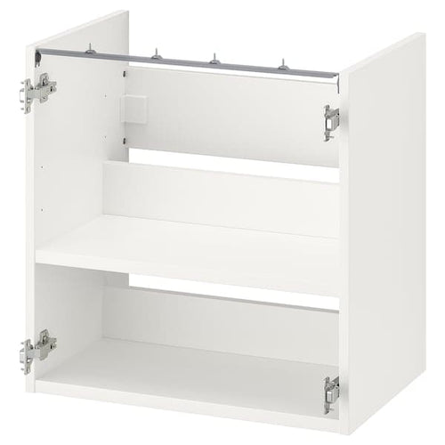 ENHET - Base cb f washbasin w shelf, white, 60x40x60 cm