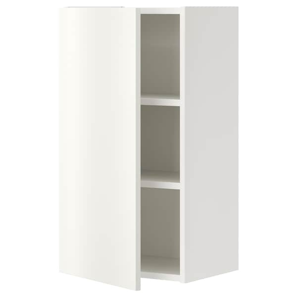 ENHET - Wall cb w 2 shlvs/door, white, 40x32x75 cm