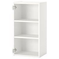 ENHET - Wall cb w 2 shelves, white, 40x30x75 cm - best price from Maltashopper.com 10440428