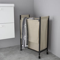 ENHET - Laundry bag with castors, anthracite, 80 l - best price from Maltashopper.com 40516105
