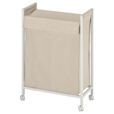 ENHET - Laundry bag with castors, white, 80 l - best price from Maltashopper.com 10516102