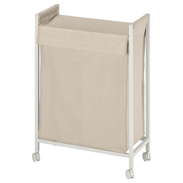 Ikea ENHET - Laundry bag with castors, white, 80 l