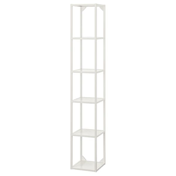 ENHET - High fr w shelves, white, 30x30x180 cm - best price from Maltashopper.com 40448946