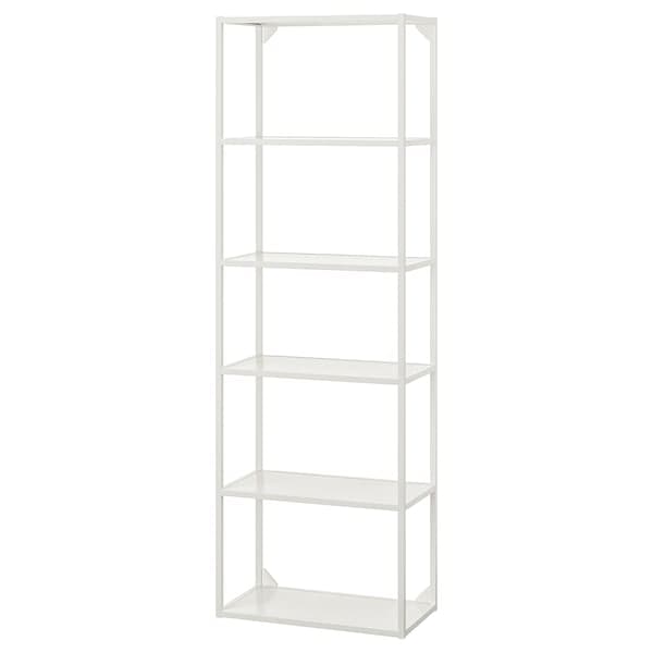ENHET - High fr w shelves, white, 60x30x180 cm - best price from Maltashopper.com 80448954