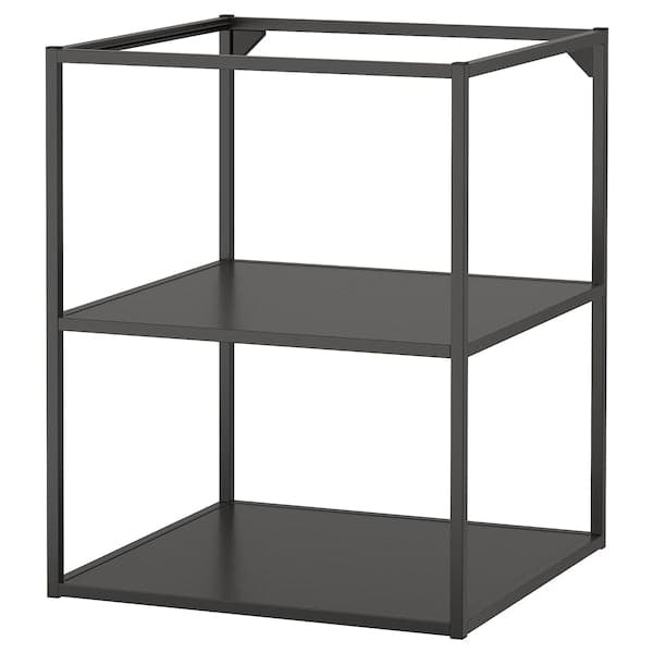 ENHET - Base fr w shelves, anthracite, 60x60x75 cm