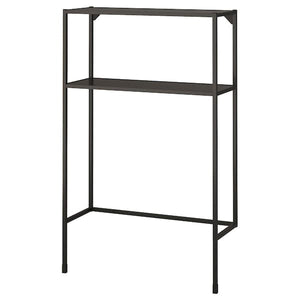 Ikea ENHET - Frame w shelves for washing machine, anthracite, 80x30x129 cm