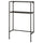 ENHET - Frame w shelves for washing machine, anthracite, 80x30x129 cm