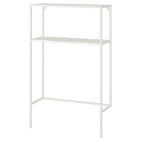 ENHET - Frame w shelves for washing machine, white, 80x30x129 cm - best price from Maltashopper.com 90516080