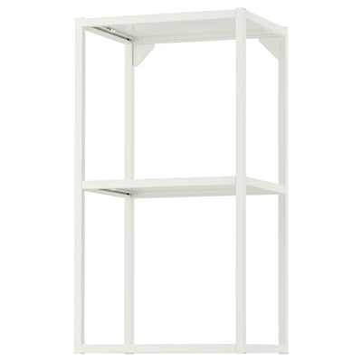 ENHET - Wall fr w shelves, white, 40x30x75 cm - best price from Maltashopper.com 90448944