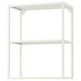 ENHET wall frame with shelves, white, 60x30x75 cm