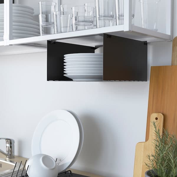 Ikea ENHET - Wall fr w shelves, white, 60x30x75 cm