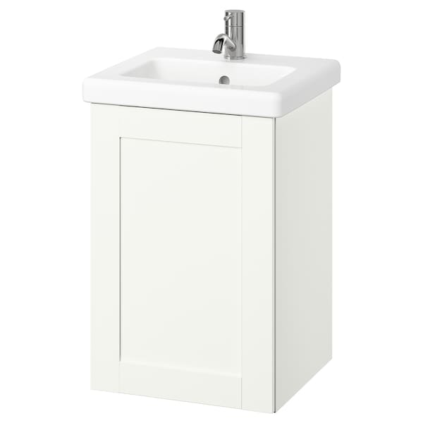 Ikea ENHET / TVÄLLEN - Washbasin/sink unit/miscelat, white/white frame,44x43x65 cm