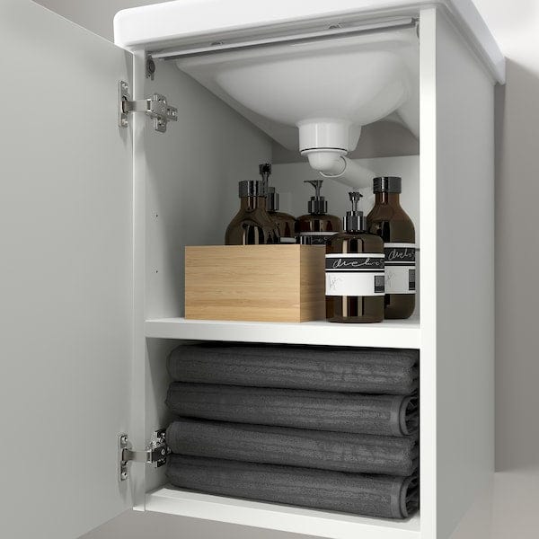 Ikea ENHET / TVÄLLEN - Washbasin/sink unit/mixer, white,44x43x65 cm