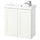 ENHET / TVÄLLEN - Washbasin / washbasin unit/miscelat, white/white frame,64x33x65 cm