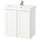 ENHET / TVÄLLEN - Washbasin / washbasin unit/miscelat, white/white frame,64x43x65 cm