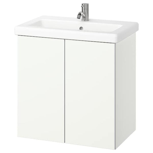 Ikea ENHET / TVÄLLEN - Washbasin / washbasin unit/miscelat, white,64x43x65 cm