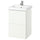 ENHET / TVÄLLEN - Washbasin/drawer/misc cabinet, white,44x43x65 cm