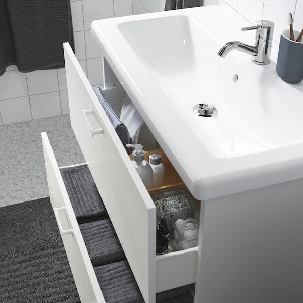 ENHET / TVÄLLEN - Washbasin cabinet with 2 drawers